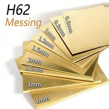 H62 Messingblech 0,5mm-6mm