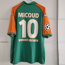 Werder Bremen Kappa Trikot 04/05 Micoud "Le Chef", Rarit#t, Oldschool, Papagei