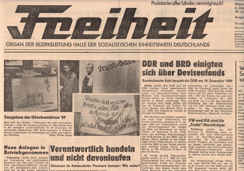 Ddr zeitung freiheit halle - freiheit,