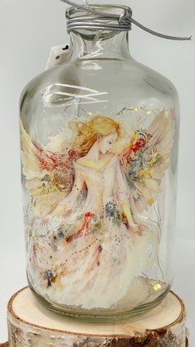 Spardose aus glas sparflasche - aus,