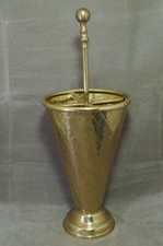 SCHIRMSTÄNDER MESSING 50ER 60ER 70ER GILDE SCHIRMFORM / EISWAFFEL/ EISWAFFEL