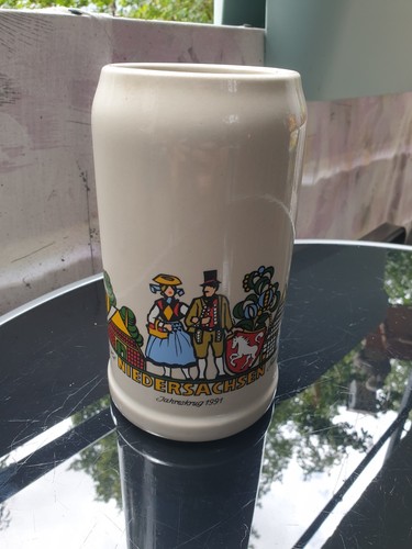 Steingut maßkrug - 1l, steingut-maßkrug