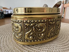 Aschenbecher aus Goldblech