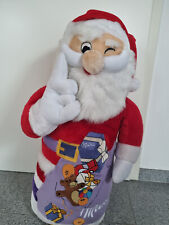 Milka Nikolaus Weihnachtsmann lila Plüsch groß ca. 80 cm