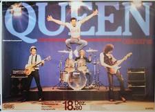 Queen in Concert, Poster, Plakat, Konzert, Live, Tour, München, 1980