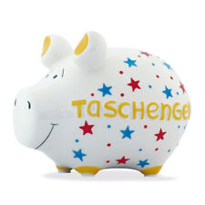 Sparschwein Taschengeld ca. 12,5x9 cm handgefertigt - lustiges Sparschwein