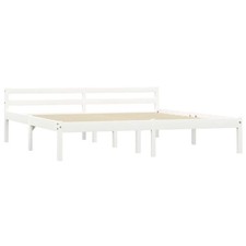 Massivholzbett Weiß Kiefer