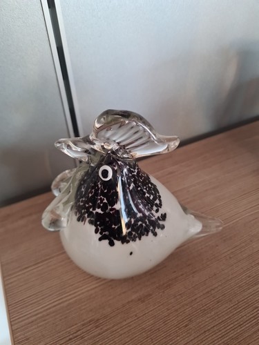 Glaskunstfigur huhn -  glaskunstfigur,
