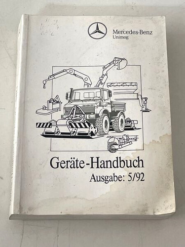 Unimog geräte handbuch - unimog,
