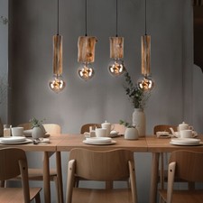 Hänge Pendel Leuchte Holz