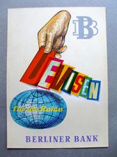 REKLAME Plakat BERLINER BANK