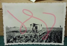 original  Foto  Vollketten Zugmaschine  umgebaut als Ackerschlepper