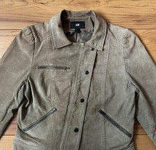 100 orig echtleder suede - h&m,