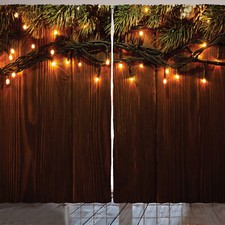 Weihnachten Rustikale Gardine Christmas Theme