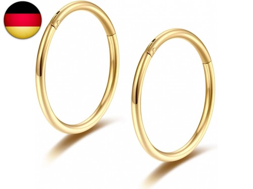Nasenring gold schwarz - gold, silber