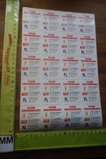 Alter Aufkleber Autohaus Werkstatt Auto Marke BMW 318i Test 1991 (1 Bogen)