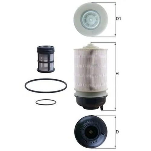 Mahle kraftstofffilter für - kraftstofffilter,