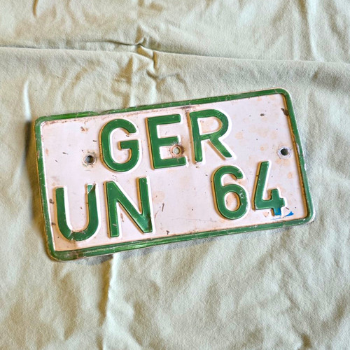 Kfz nummernschild ger - kfz-nummernschild,