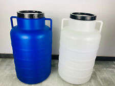 Regentonne Weithalsfass 60l Regenfass Weithalstonne 60l blau/weiß