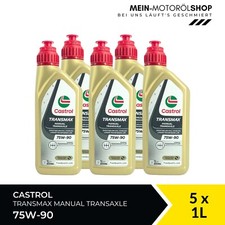 Castrol TRANSMAX Manual Transaxle 75W-90 Schaltgetriebeöl 5x1 Liter = 5 Liter