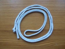 Weiße Kordelschnur / Kordel / Schnur  L: 117 cm  Ø 0,5 cm