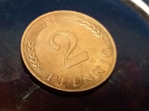 Geld münze 2 pfennig - 2,