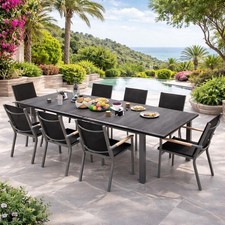 Gartentisch ausziehbar mit