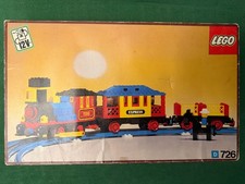 LEGO Eisenbahn 12V Westernzug mit 2 Waggons und Cowboys  (726)