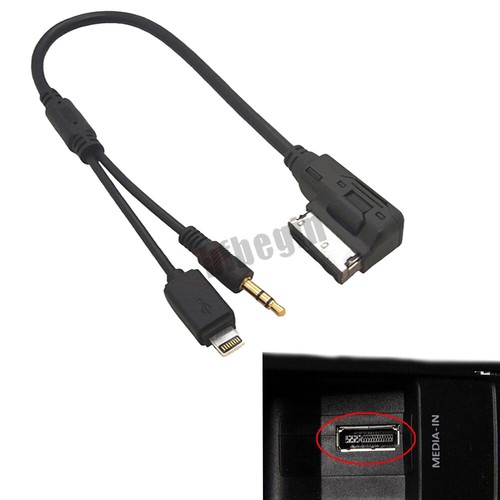 Auto mmi ami 5mm - 3,5mm, usb