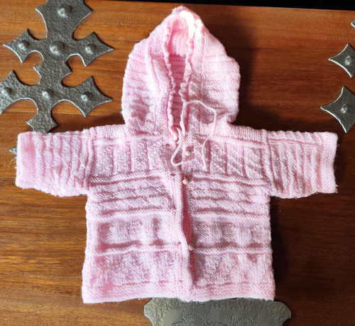 Baby strickjacke mit kaputze - mit,