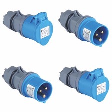 CEE Drehstrom Stecker Kupplung SET Starkstrom 16A 32A IP44 Industriequalität NEU