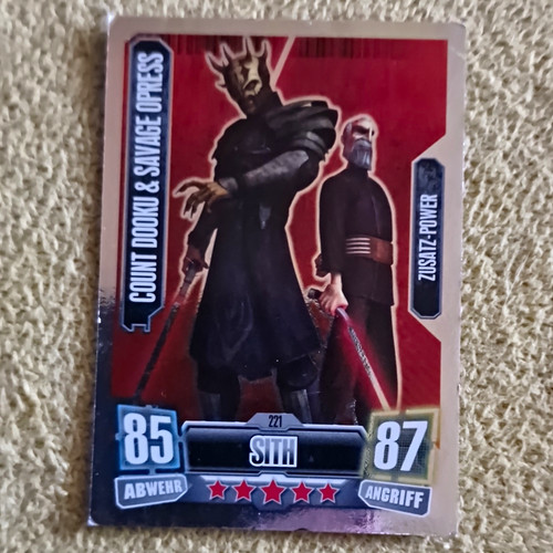 Topps force attax star wars - force,