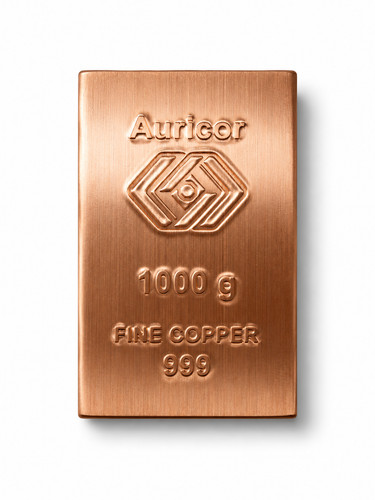 1kg kupferbarren cu99 - 1kg,
