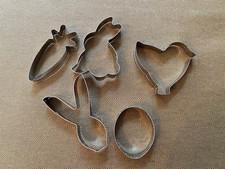 Ausstecher 5er Set Oster-Motiv Plätzchen Keksausstecher Osterhase