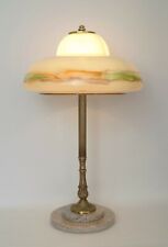 Sehr große Jugendstil Schreibtischlampe Salonleuchte Messinglampe Berlin