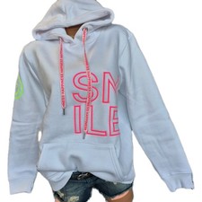 Zwillingsherz Hoodie Sweatshirt Pullover Weiß Modell Alissa Gr.  L (1 597) NEU