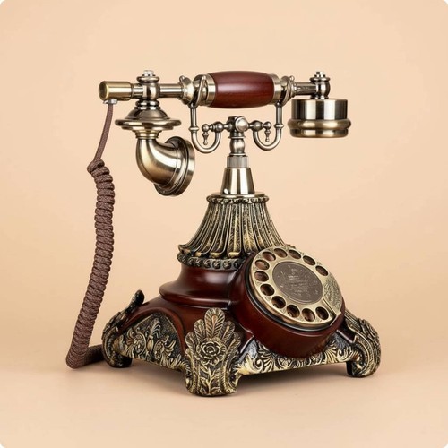 Vintage telefon kunstvoll - telefon,,