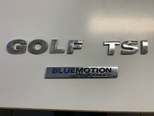 Emblem VW Golf 7 Heckklappe TSI Bluemotion