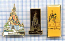 Konvolut 3 Vintage Pins EURO