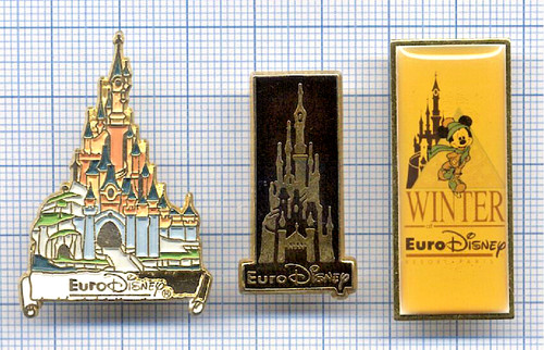 Konvolut vintage pins euro - 3,