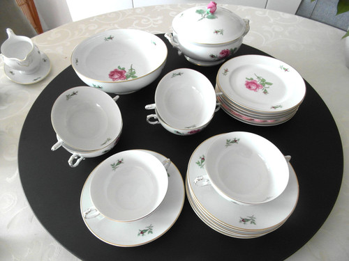 Tafel service teilig rote - tafel-service, 28-teilig