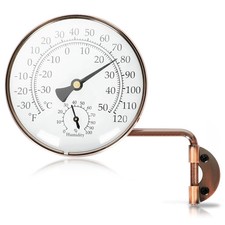 Außenthermometer aus Messing
