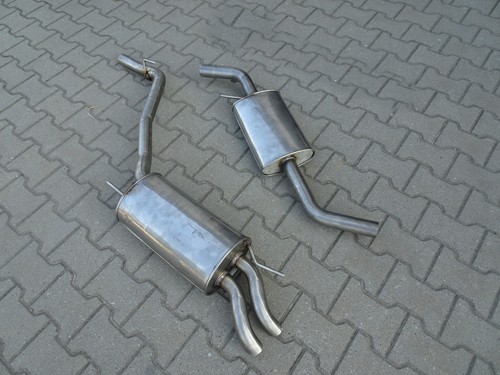 Edelstahl auspuff für - edelstahl, vw
