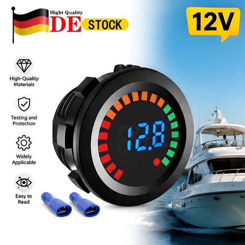 12v led voltmeter - dc,