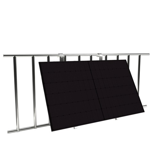 Solar modul montage - modul, balkon