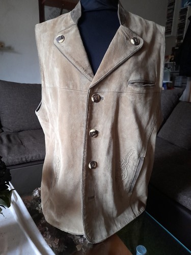 Herren trachten leder weste - trachten, leder-weste