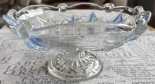 Seltene Glasschale mit Fuß