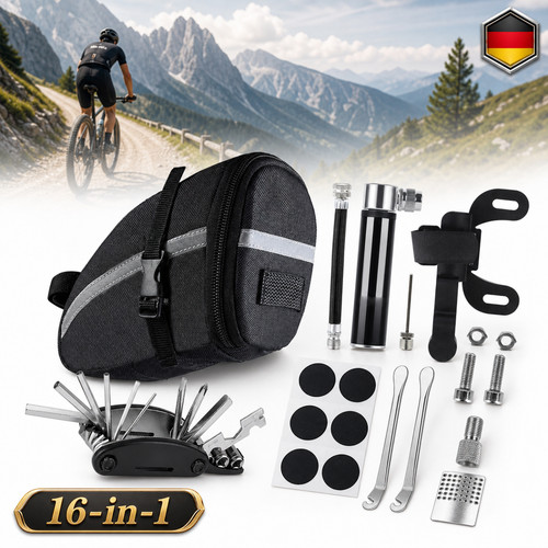 Fahrrad reparaturset - 16-in-1,