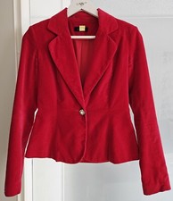 Vero Moda Blazer Samt Größe 34 Farbe rot