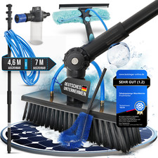 Teleskop Waschbürste 7m Photovoltaik Teleskopstiel Teleskopstange Fensterputzer